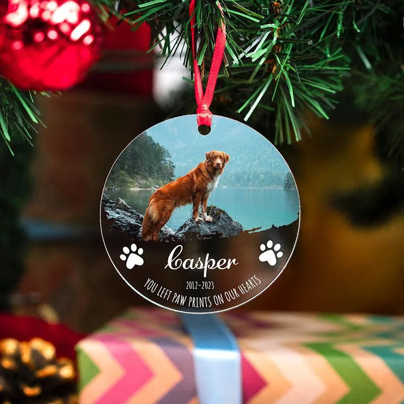 Sympathy Memorial Gifts - Custom Photo ornament - GiftShire