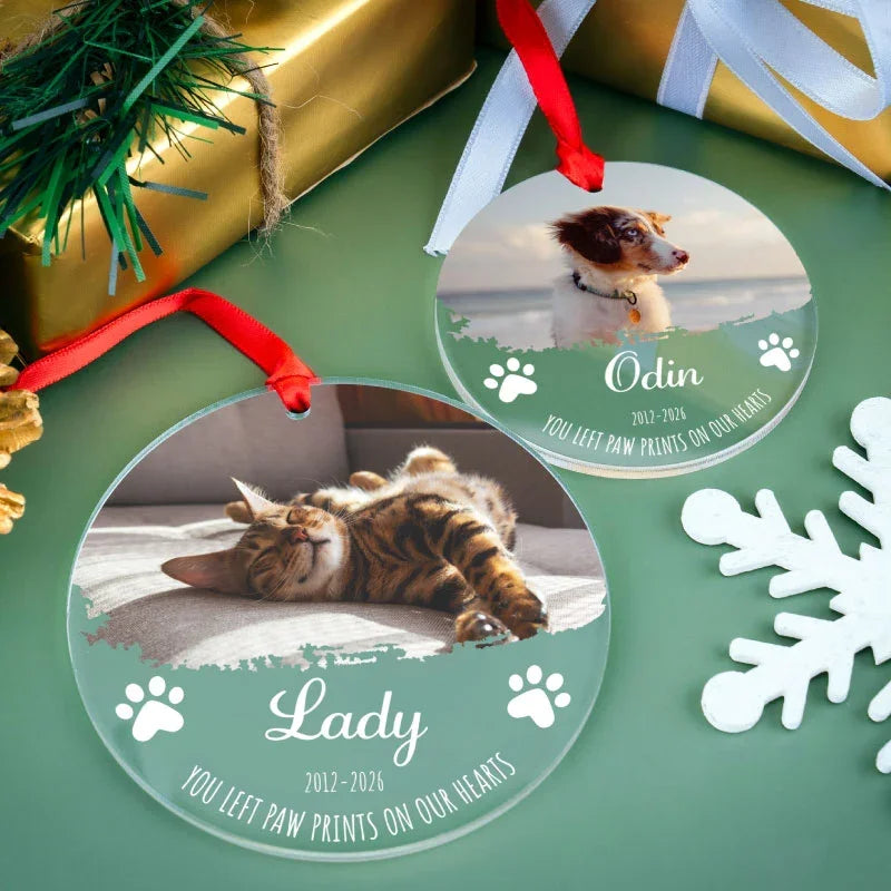 Sympathy Memorial Gifts - Custom Photo ornament