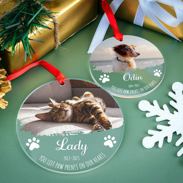 Sympathy Memorial Gifts - Custom Photo ornament