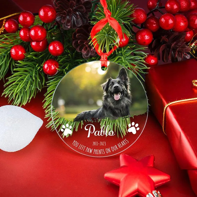 Sympathy Memorial Gifts - Custom Photo ornament - GiftShire