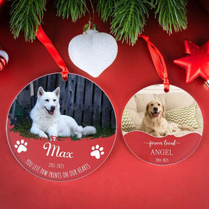 Sympathy Memorial Gifts - Custom Photo ornament - GiftShire