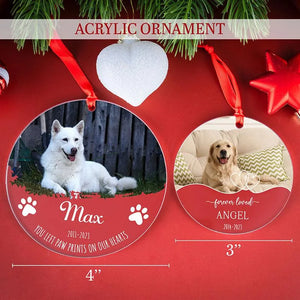 Sympathy Memorial Gifts - Custom Photo ornament - GiftShire