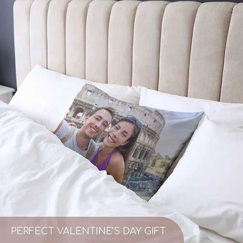 Photo Memory Pillow: Custom Photos and Text - GiftShire