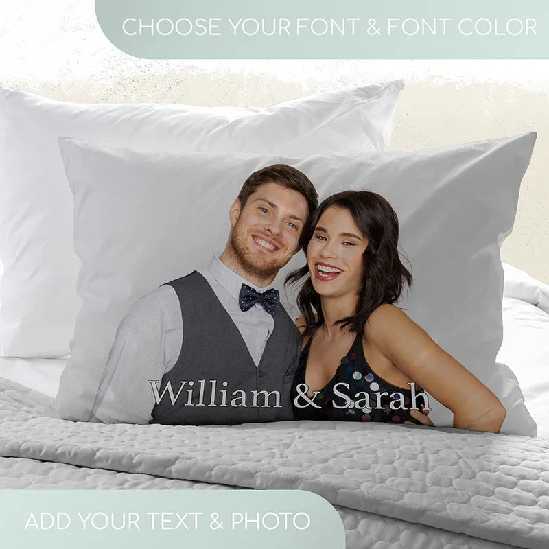 Photo Memory Pillow: Custom Photos and Text - GiftShire