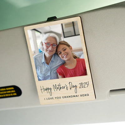 Photo Mom Car Visor Clip–Tabletop–Fridge Magnet–Gift for Mother’s Day