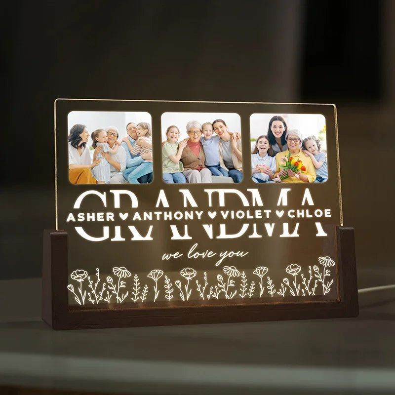 Custom Photo Night Light For Mother’s Day