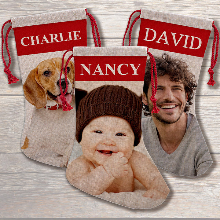 Print Photo Stocking for Christmas - GiftShire