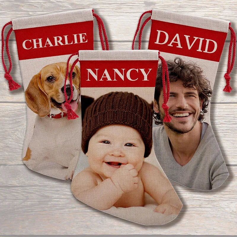 Print Photo Stocking for Christmas - GiftShire