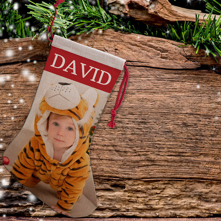 Print Photo Stocking for Christmas - GiftShire