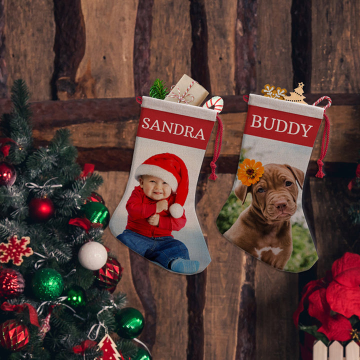Print Photo Stocking for Christmas - GiftShire