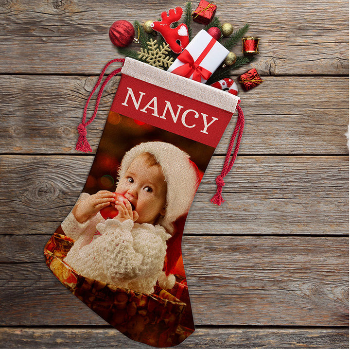 Print Photo Stocking for Christmas - GiftShire