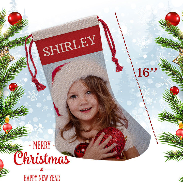 Print Photo Stocking for Christmas - GiftShire