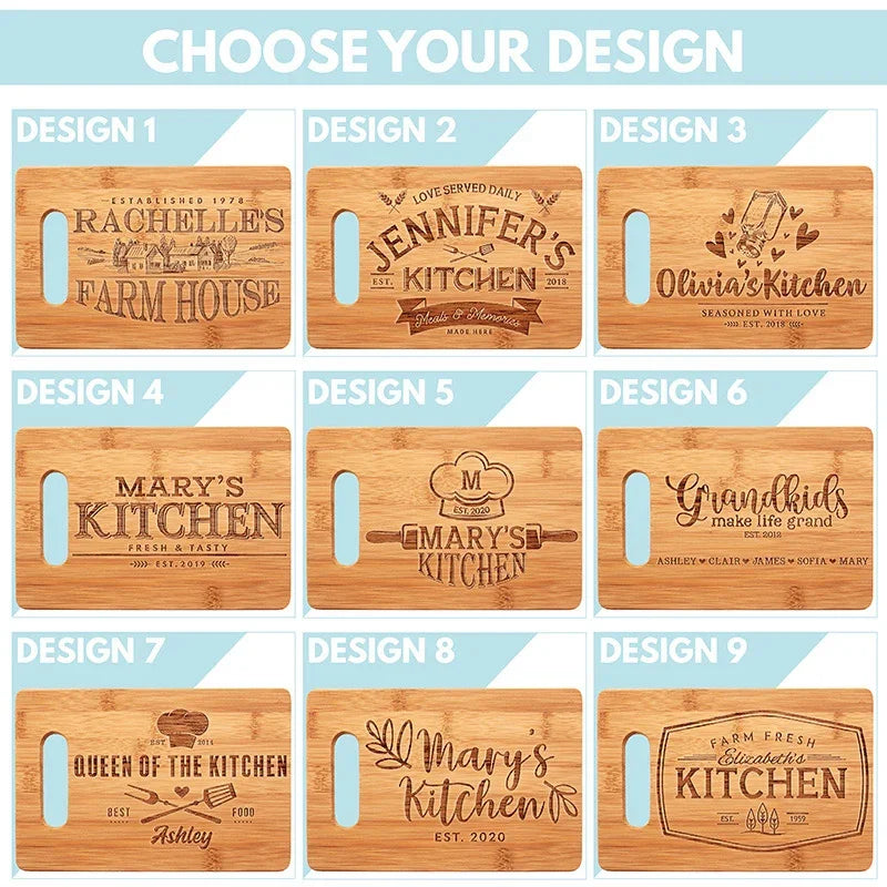 Queen of The Kitchen - Mom's Cutting Board - GiftShire