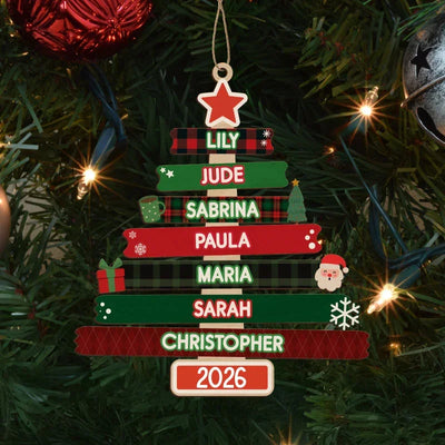 Ready To Hang Tree Decorations - Personalized Ornaments for Christmas