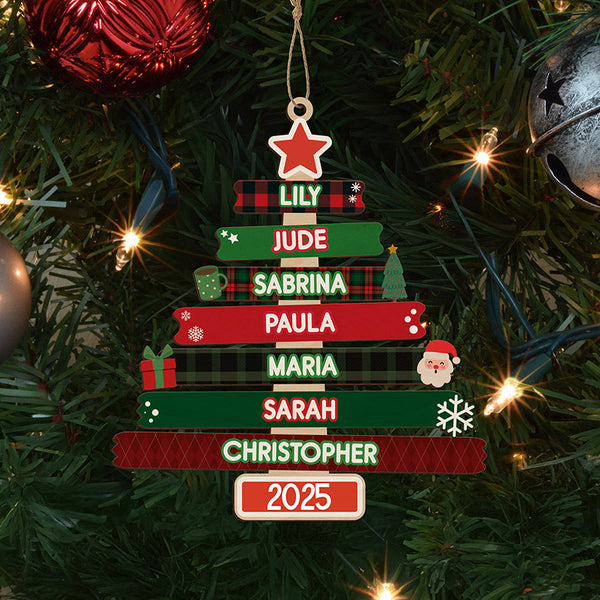 Ready To Hang Tree Decorations - Personalized Ornaments for Christmas
