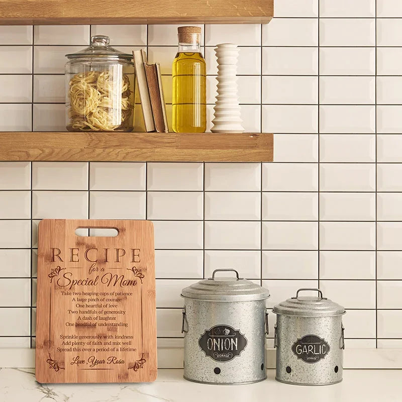 Recipe Engraved Cutting Board for Special Moms - GiftShire