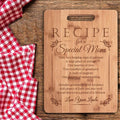 Recipe Engraved Cutting Board for Special Moms - GiftShire
