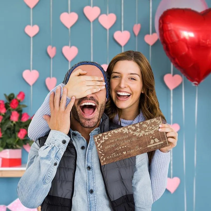 Romantic Love Sign, Wooden Couple Decor - GiftShire