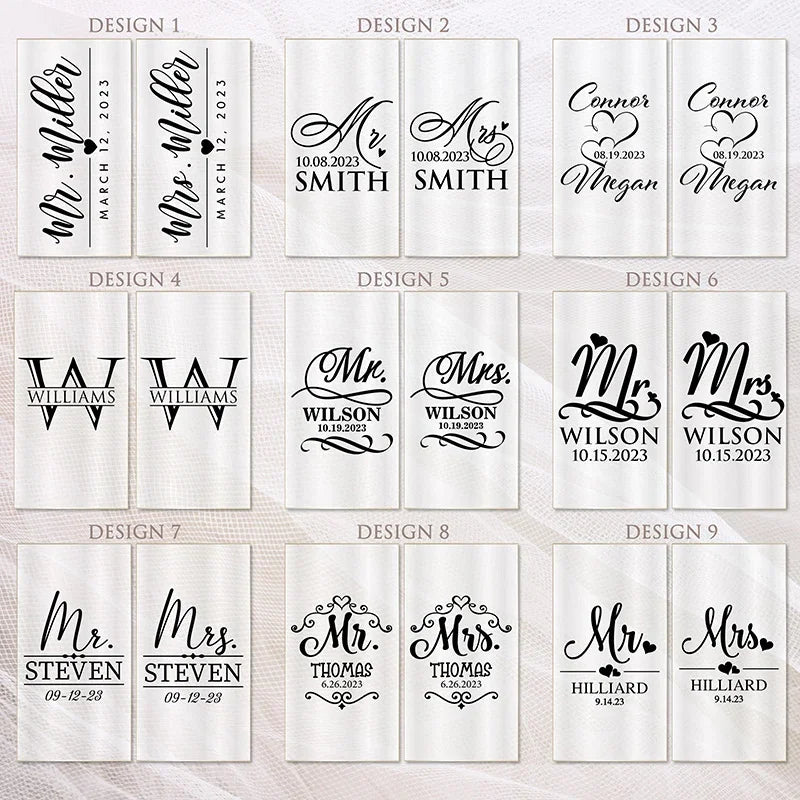 Romantic Matching Champagne Flutes for Couples - GiftShire