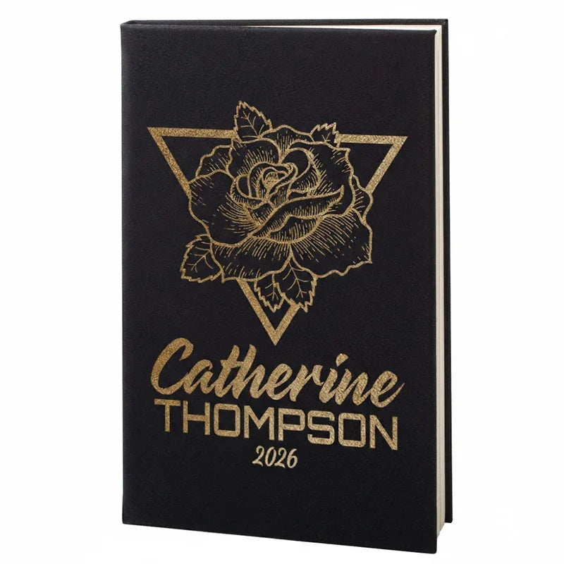 Personalized Notebook - Custom Leather Notebook, Gift for Her - GiftShire