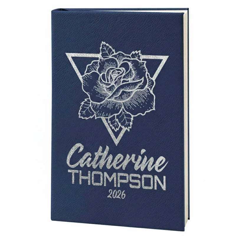Personalized Notebook - Custom Leather Notebook, Gift for Her - GiftShire