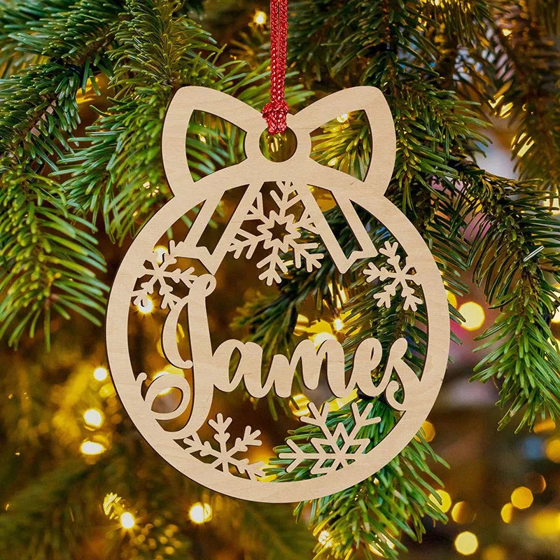 Shape Cut Christmas Ornament - GiftShire