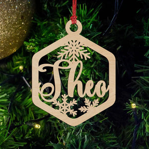 Shape Cut Christmas Ornament - GiftShire