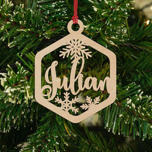 Shape Cut Christmas Ornament - GiftShire
