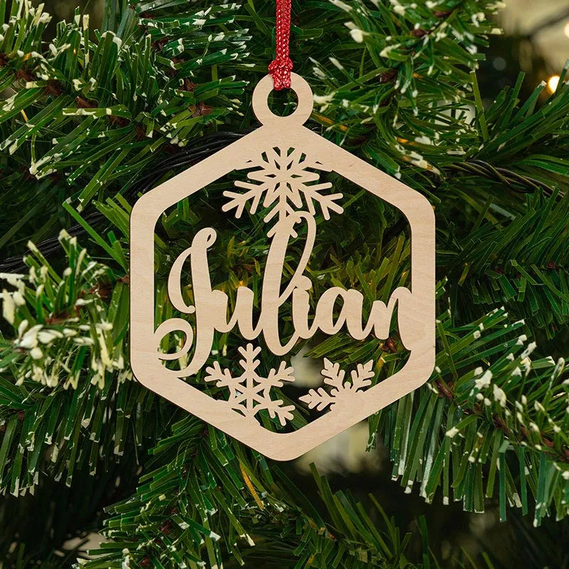 Shape Cut Christmas Ornament - GiftShire