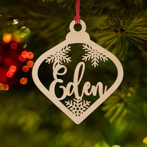 Shape Cut Christmas Ornament - GiftShire