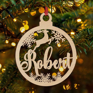 Shape Cut Christmas Ornament - GiftShire
