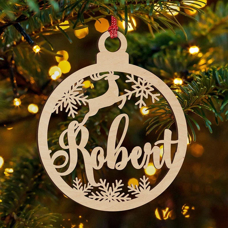 Shape Cut Christmas Ornament - GiftShire