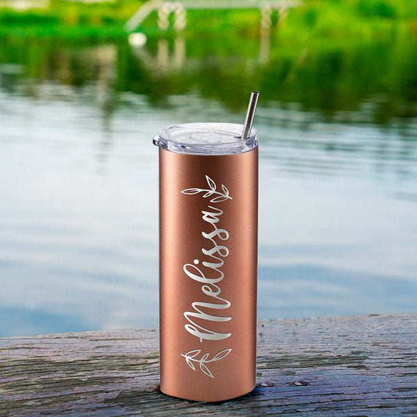 Custom Skinny Tumbler for Women, Birthday Gifts for Her Personalized