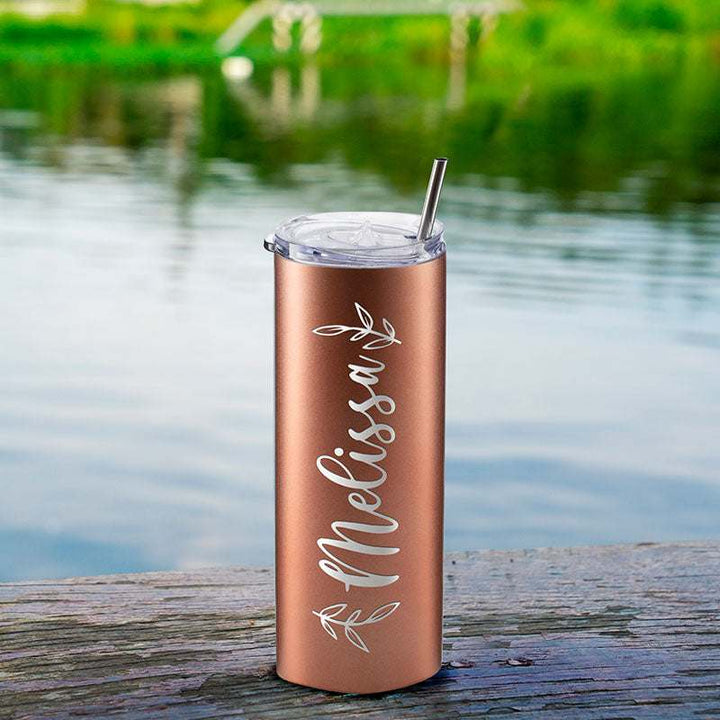 Custom Skinny Tumbler for Women, Birthday Gifts for Her Personalized - GiftShire
