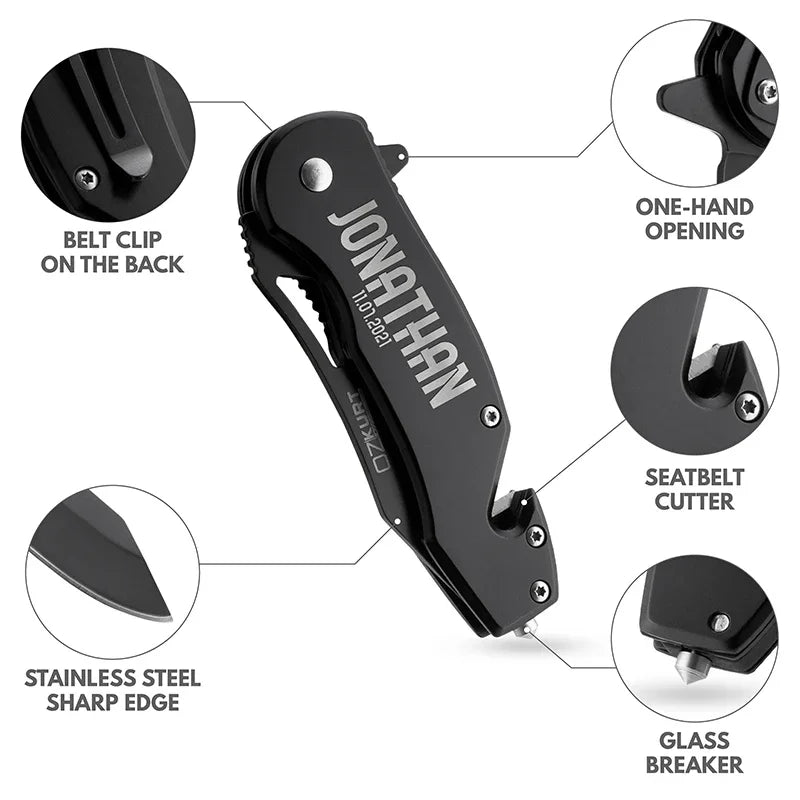 Small Black Knife - GiftShire