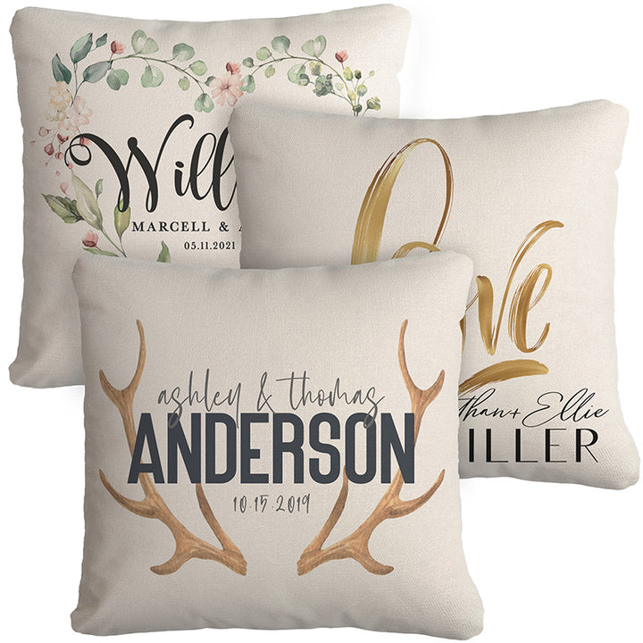 Soft Feeling Square Pillow - Custom Gift For Valentine's Day - GiftShire