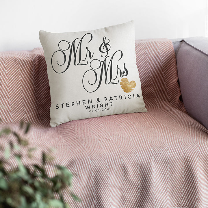 Soft Feeling Square Pillow - Custom Gift For Valentine's Day - GiftShire