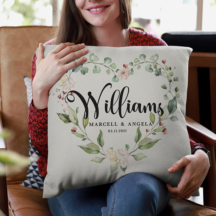 Soft Feeling Square Pillow - Custom Gift For Valentine's Day - GiftShire