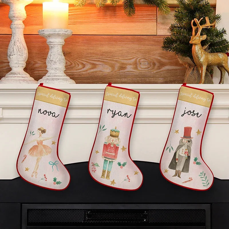 Special Delivery Nutcracker Christmas Stockings for Kids - GiftShire