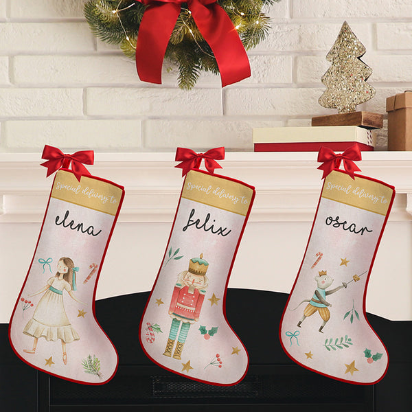 Special Delivery Nutcracker Christmas Stockings for Kids - GiftShire
