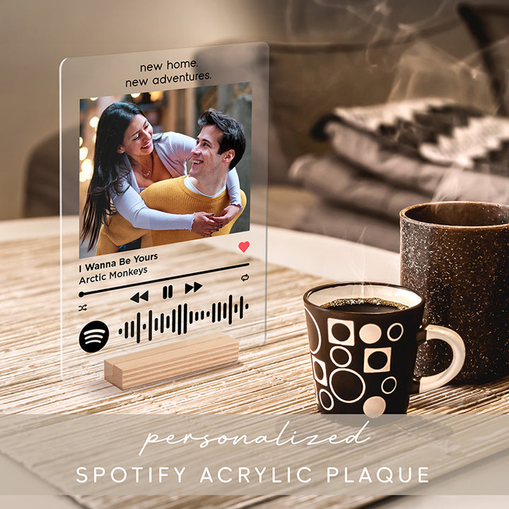 Spotify Plaque Music Player Picture Frame for Couples - GiftShire