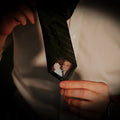 Square Photo Print Tie Patch for Dad