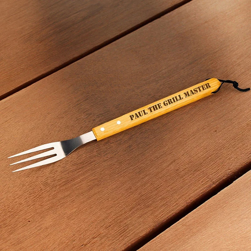 Stainless Steel Personalized BBQ Grill Tool, Set of 3 Piece