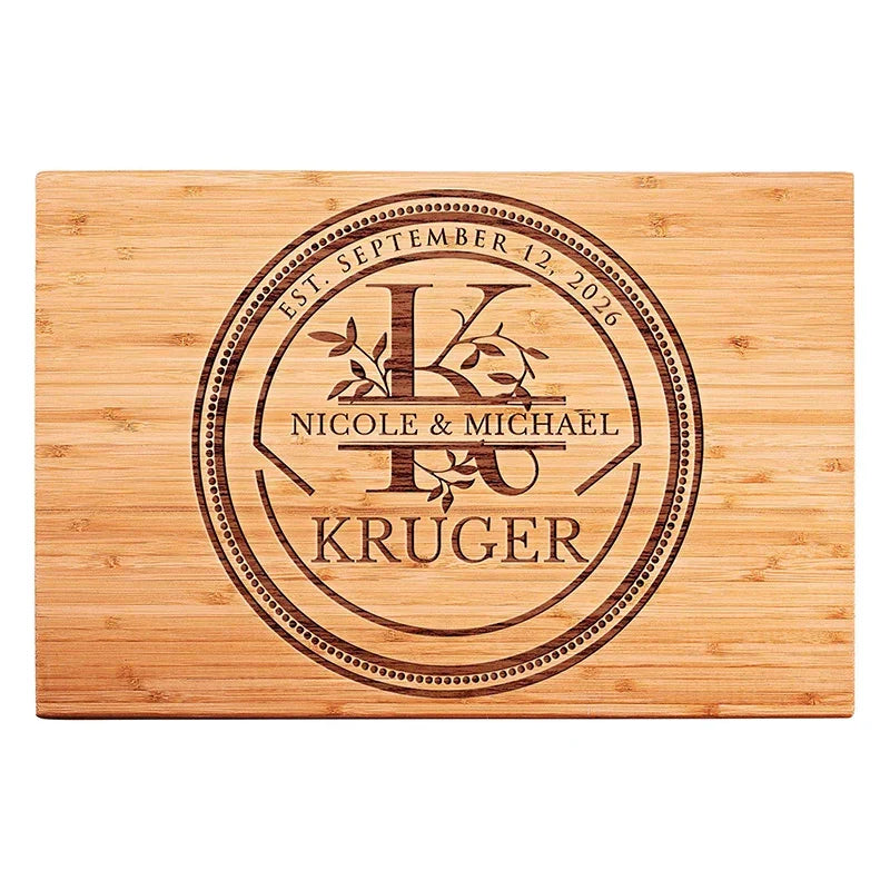 Personalized Cutting Board for Couples, Christmas Gifts for New Home - GiftShire