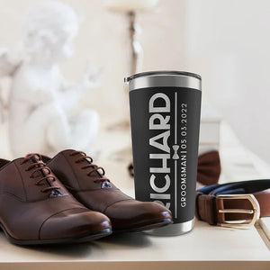 Standout Groomsmen Gift - Custom Engraved Tumbler - GiftShire