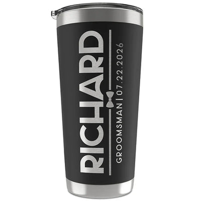 Standout Groomsmen Gift - Custom Engraved Tumbler - GiftShire