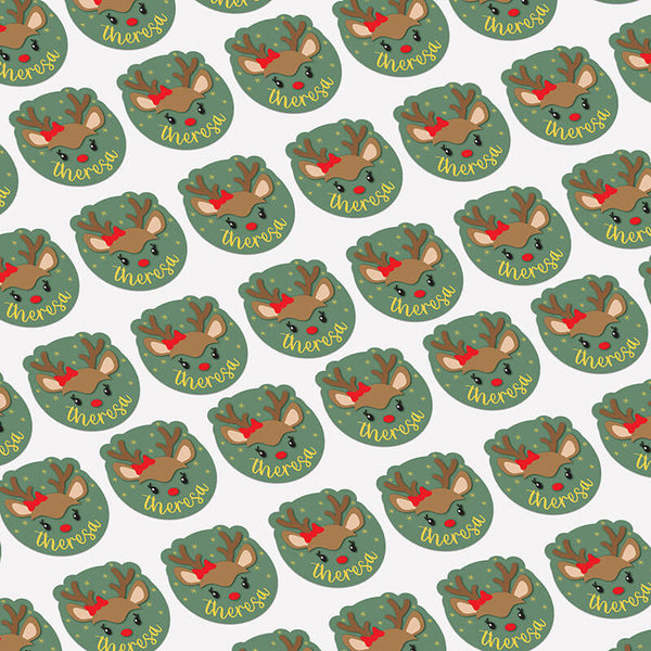 Stickers for Christmas Gifting with Your Own Name