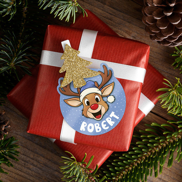 Stickers for Christmas Gifting with Your Own Name