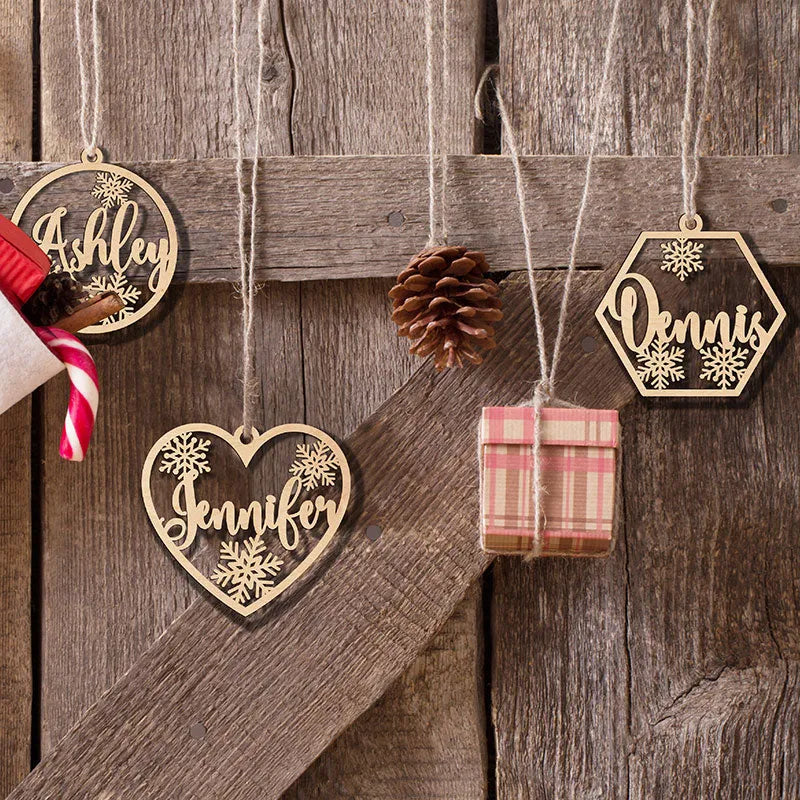 Stocking Name Tag Ornaments for Christmas - GiftShire