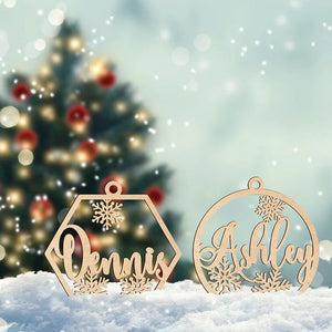 Stocking Name Tag Ornaments for Christmas - GiftShire